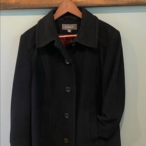 Wool A-line coat